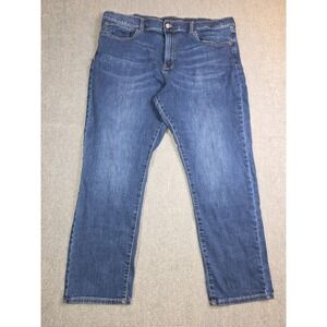 Lucky Brand Jeans Men's 410 Medium Wash Athletic Straight Leg Jeans 40X30